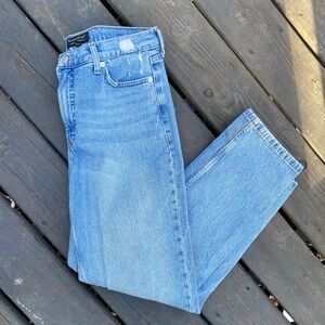Banana republic, high-rise, straight fit light jean